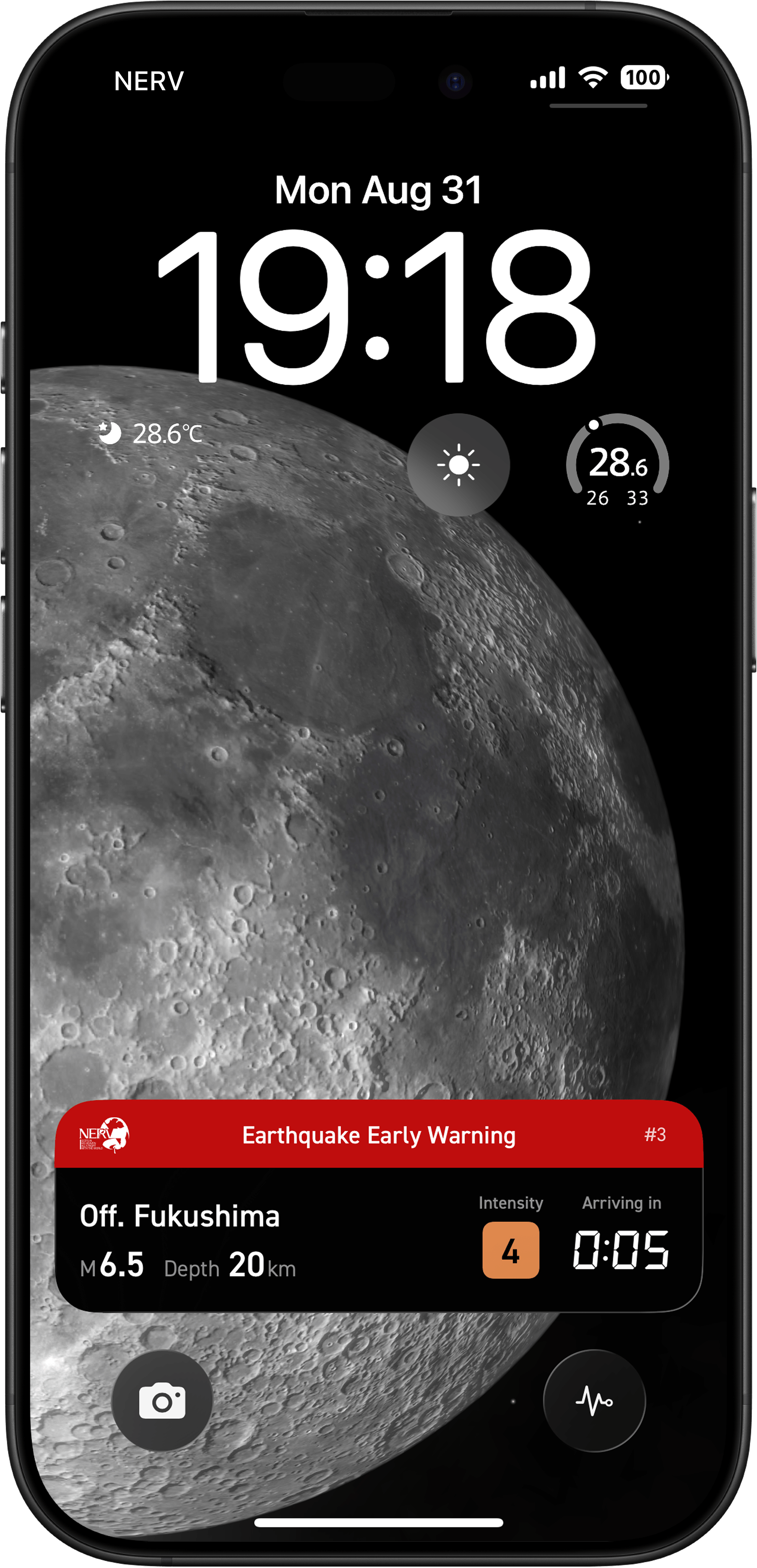 iOS Earthquake Early Warning (Warning)