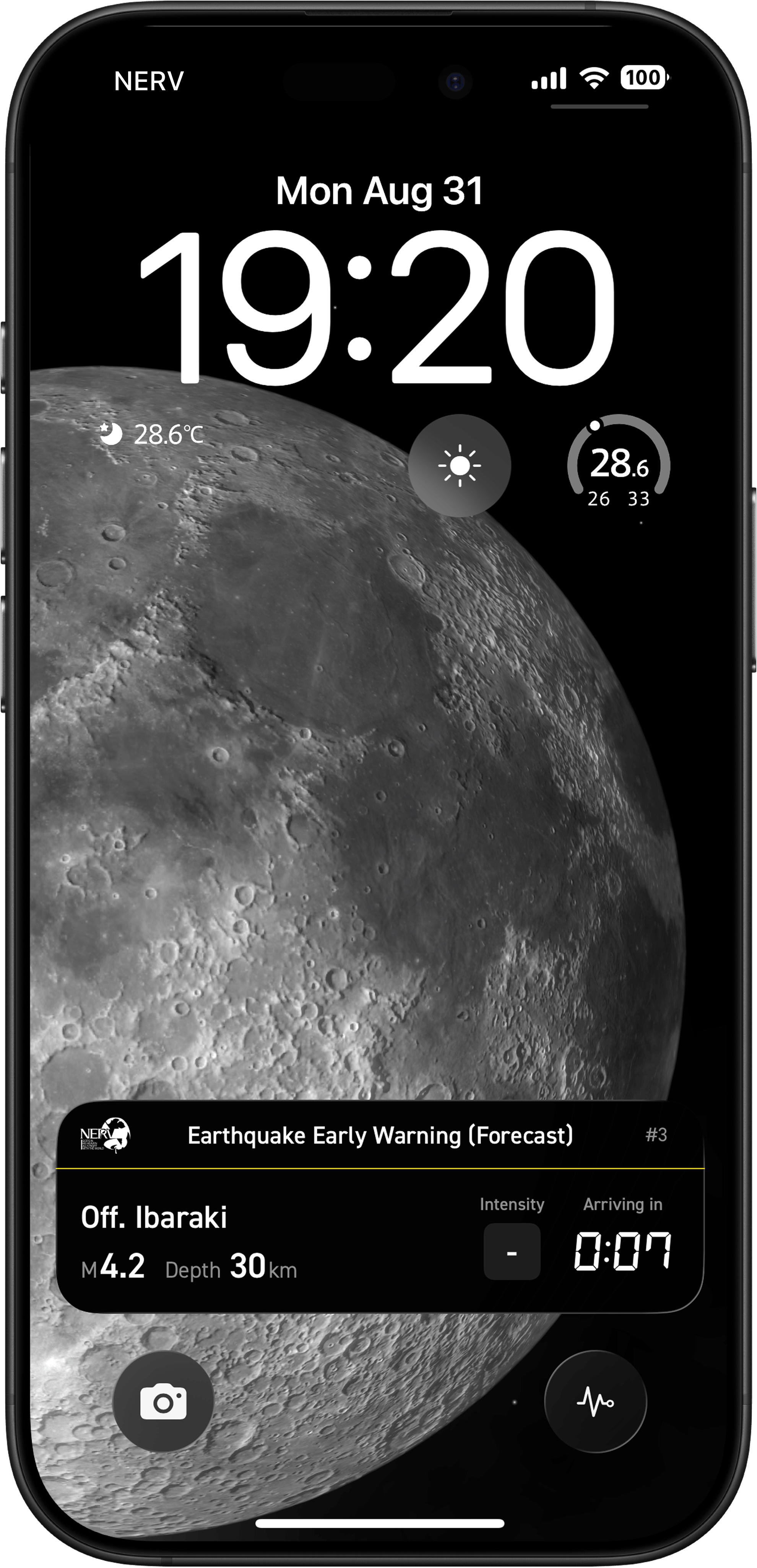 iOS Earthquake Early Warning (Forecast)