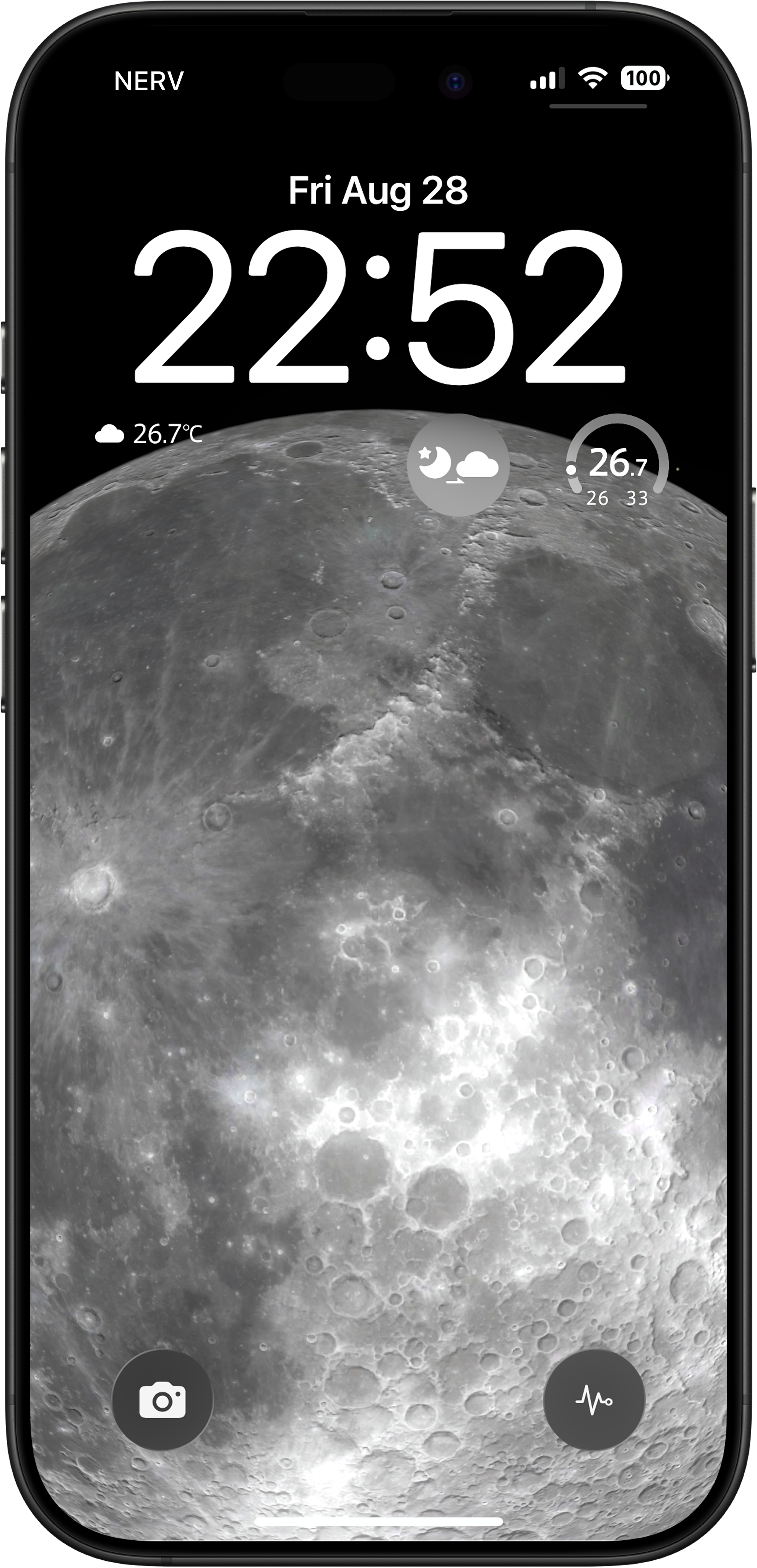 ロック画面コントロール