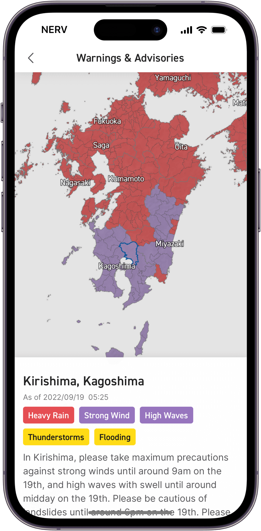 Weather Warnings and Advisories